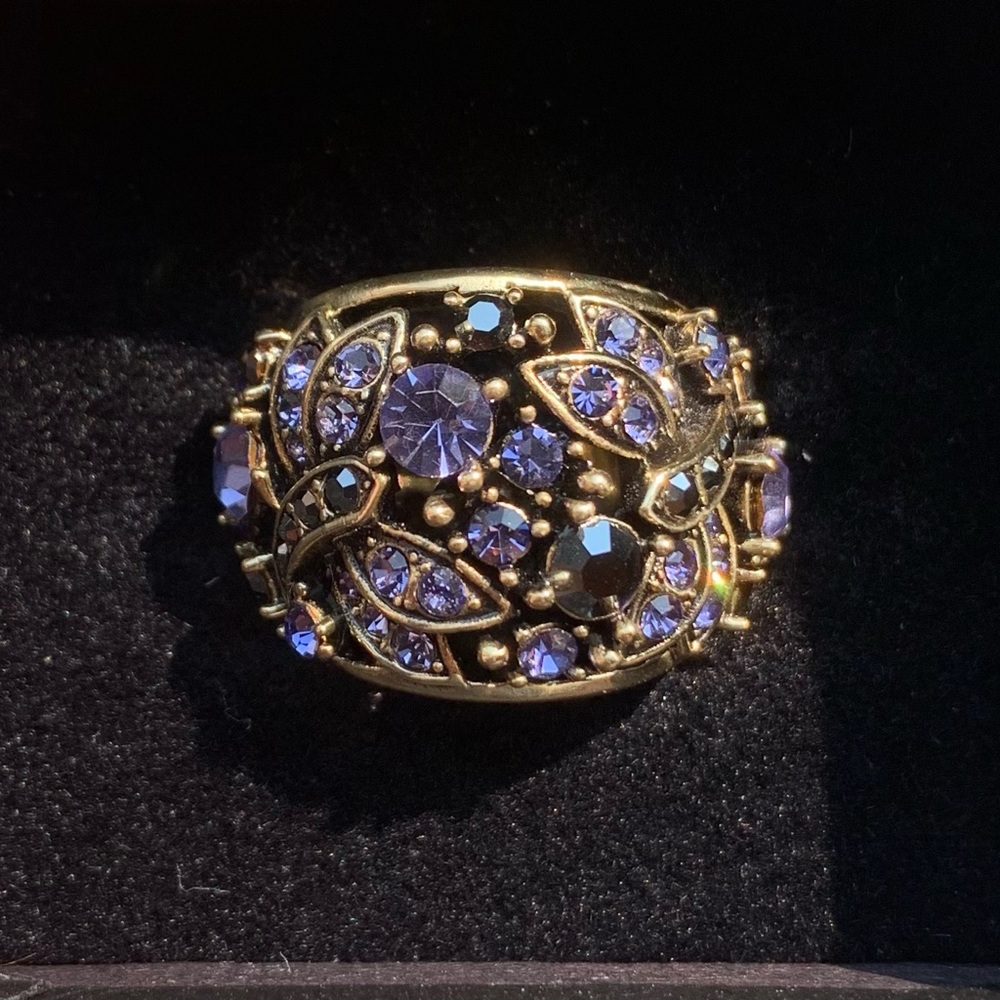 BNIB Sparkly Fantasy in Flight Heidi Daus Dragonfly ring size 5